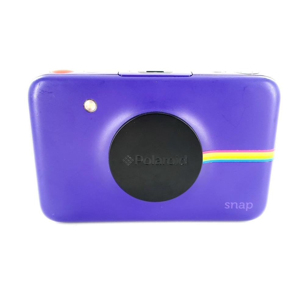 Polaroid Snap Instant Camera Purple No Film Power Tested Only